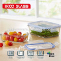 personalized glass food container